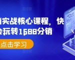 1688分销攻略：掌握核心秘诀，快速精通1688分销，月入过万不是梦！