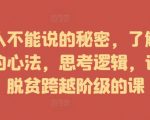 揭秘顶级富豪不愿透露的成功法则：掌握富人思维逻辑，轻松实现阶层跃升！