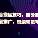 揭秘：独家抖音搬运技巧，轻松过原创！短剧推广与视频带货高效攻略，点击即掌握！