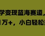 国学赚钱新风口：月入过万不是梦，新手也能轻松掌握的蓝海秘籍【独家揭秘】