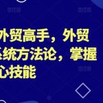 外贸达人速成秘籍：从新手到高手的完整外贸攻略，揭秘核心技能，快速占领国际市场！