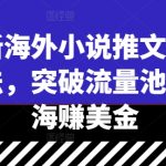 揭秘海外小说推广秘籍：轻松破解流量难题，实现出海盈利狂潮！