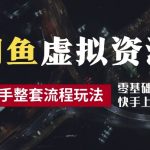 2024独家揭秘：闲鱼虚拟资源躺赢攻略，从养号到日入过万，轻松实现月入过万不是梦！