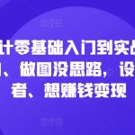 电商小白逆袭攻略：零基础入门电商设计，从做图小白到实战高手，设计爱好者必看，轻松赚钱变现之路！