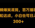 视频号零基础也能日入过千！爆火视频搬运+二次剪辑绝密技巧大揭秘，轻松赚钱不是梦！