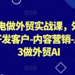 AI加速外贸盈利攻略，全面揭秘：从零搭建外贸网站、高效开发海外客户、内容营销策略，快速实现0到300%业绩增长（最新更新）