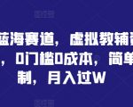 小众蓝海市场独门秘籍：0门槛虚拟教辅资料项目，轻松复制，月入过万不是梦！揭秘快速赚钱之道！