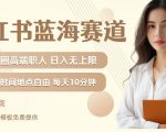 揭秘小红书蓝海市场：精准圈粉高端职场人士，月入轻松破万，矩阵式增长攻略，附私域流量实操秘籍！