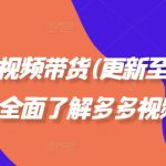 拼多多2024最新视频带货攻略，揭秘如何月入过万！