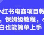 小红书电商新手攻略：保姆级教程，零基础快速上手，轻松开店赚翻天！