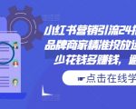 小红书营销攻略：24招必杀技助品牌商家精准引流，低成本高效盈利，揭秘避坑之道！