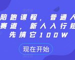 短剧陪跑课程：揭秘普通人如何逆袭成百万收益新星，新手入行必看！