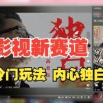 影视解说新玩法大揭秘：人物独白如何30天狂揽24万粉丝，全程实操拆解！