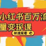 揭秘小红书百万流量变现秘诀，免费领取顶级电商教程！
