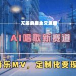 AI颠覆音乐产业：一键打造专属MV，开启定制化变现新模式！