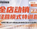 全店动销秘籍特训营！精准拉新攻略，保姆式教学，100%起店成功率，一学就会！