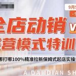 全店动销秘籍特训营！精准拉新攻略，保姆式教学，100%起店成功率，一学就会！