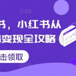 掘金小红书：0基础快速涨粉至1万，揭秘小红书变现独家攻略！