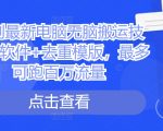短剧搬运黑科技揭秘：一键电脑操作，独家软件+去重模板，轻松引爆百万流量！