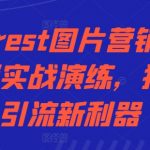 Pinterest图片营销秘籍：社交引流实战攻略，独立站流量翻倍神器