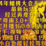 2024蟠桃大会独家揭秘：无人直播神操作，稳赚160小时无违规，抖音快手视频号一键掌握高效玩法！