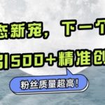 微信生态圈新宠小绿书崛起！揭秘日引流500+精准创业粉丝的秘诀，高质量粉丝变现新机遇！