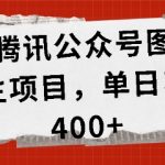 腾讯公众号图文发布项目，日赚400+！独家揭秘，轻松赚钱攻略大公开！