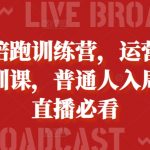 抖音直播达人速成秘籍：主播陪跑训练营，运营型主播培训课，轻松开启普通人直播带货之旅！