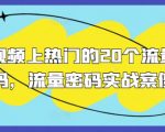 短视频爆火的20个流量秘诀，实战案例揭秘流量飙升法则！