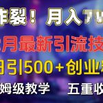 揭秘12月高效引流秘籍：轻松日吸500+精准创业粉，实现多重收益的终极攻略！