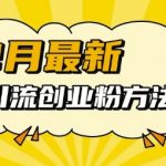 12月独家揭秘：轻松引流创业粉，一招制胜多平台吸粉攻略！