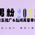 2025年揭秘：男粉+私域流量新玩法，日赚1000+，轻松实现财富自由！