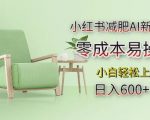 揭秘小红书减肥AI新玩法：零成本操作，日赚斗金，新手也能轻松掌握！