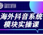 海外抖音TIKTOK全模块实战课程，轻松掌握短视频带货、直播销售秘诀，小店运营一网打尽！