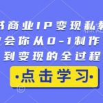 小红书商业IP变现秘籍：从0到1，手把手教你打造爆款短视频实现财富增长！