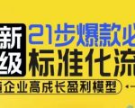 21步打造爆款盈利模型，全新升级助企业飞速增长，揭秘高成长秘诀！
