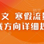 寒假爆文攻略：小说推广流量飙升，揭秘高效搞钱策略！