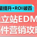 邮件营销秘籍大揭秘：轻松实现销量翻倍，ROI爆表！独立站如何靠EDM年入百万美金！