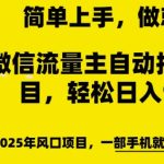 微信流量主躺赢攻略：自动挂机推广，日赚斗金不是梦，新手也能快速上手，揭秘稳定收益秘诀！