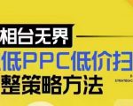 揭秘：独家超低PPC策略，实现低成本流量狂潮！掌握最新低价扫流技巧，万相台无界低价扫流实战全解析！