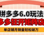 拼多多虚拟商品暴利秘籍6.0版，月入过万不是梦，轻松赚钱攻略曝光！