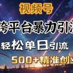 跨平台高效引流攻略：打造私域流量池，每日狂揽500+高价值创业粉丝！