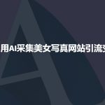 AI赋能美女写真网站引流攻略，流量暴增变现秘诀大揭秘！
