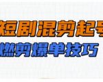短剧制作实战教程：轻松掌握混剪起号秘诀，引爆销量狂潮！
