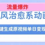 宫崎骏风格治愈动画制作秘籍，AI神器一键打造爆款原创视频，日赚斗金不是梦，独家实操教程曝光！