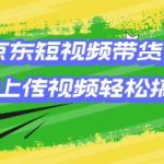 京东短视频带货攻略：零基础小白也能轻松赚钱，上传视频即可成交，独家揭秘！