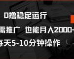 揭秘：0成本躺赚攻略，注册立得20元股权，每天15广告轻松月入2000+，无需推广！