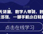 蝴蝶号无货源创业，AI数字人带货新玩法，实现时间自由，日入过千，一部手机让小白轻松月入过万！