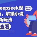 小说推广秘籍：DEEPSEEK深度改文实战技巧，揭秘推文新境界，点击率飙升！