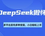 DEEPSEEK怀旧视频制作攻略，轻松实现流量号多渠道盈利翻倍！
